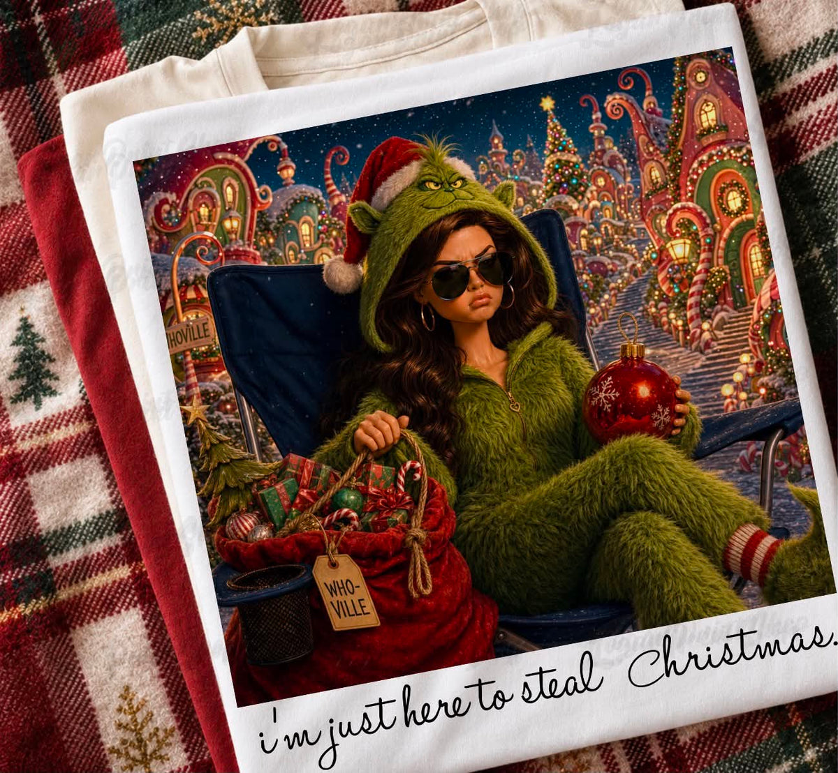 **PRE ORDER**Barb Here To Steal Christmas DTF -DTF TRANSFER
