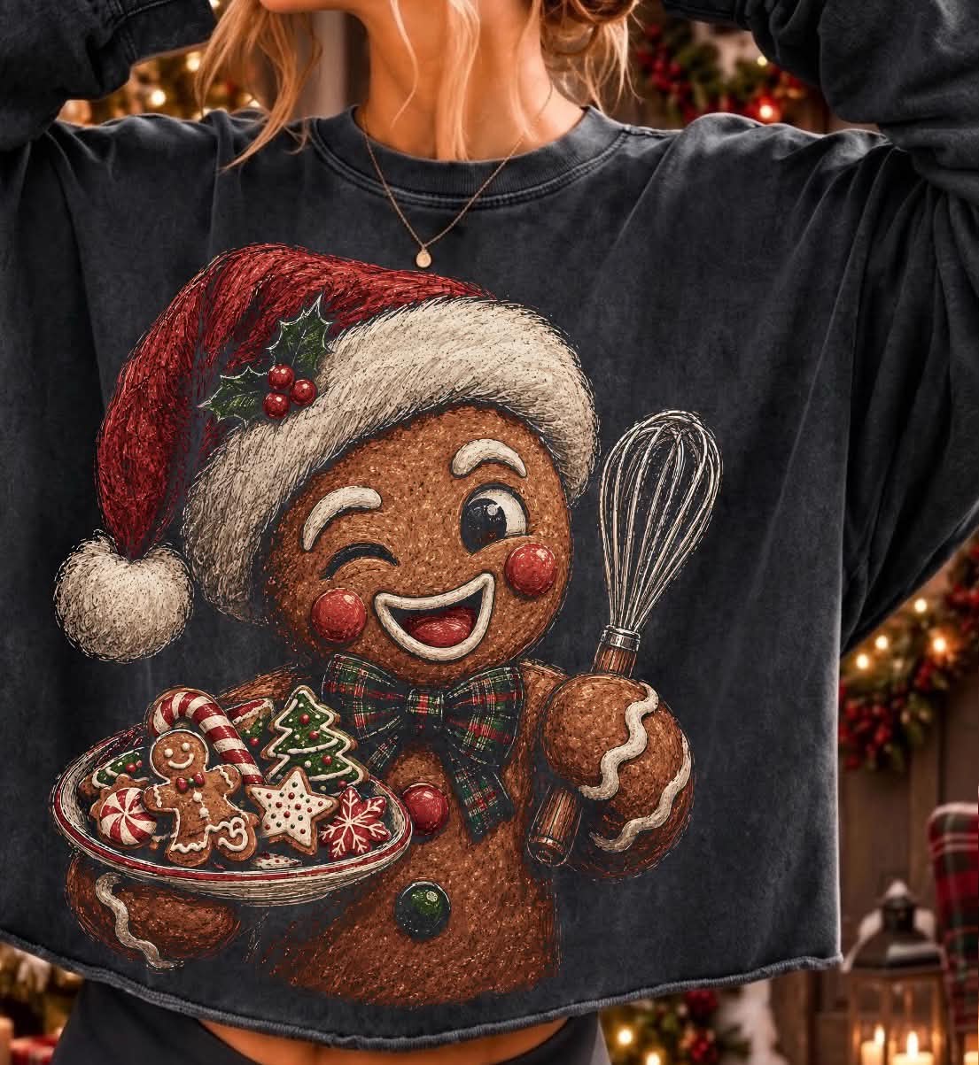 **PRE ORDER**Gingerbread color halftone  DTF -DTF TRANSFER