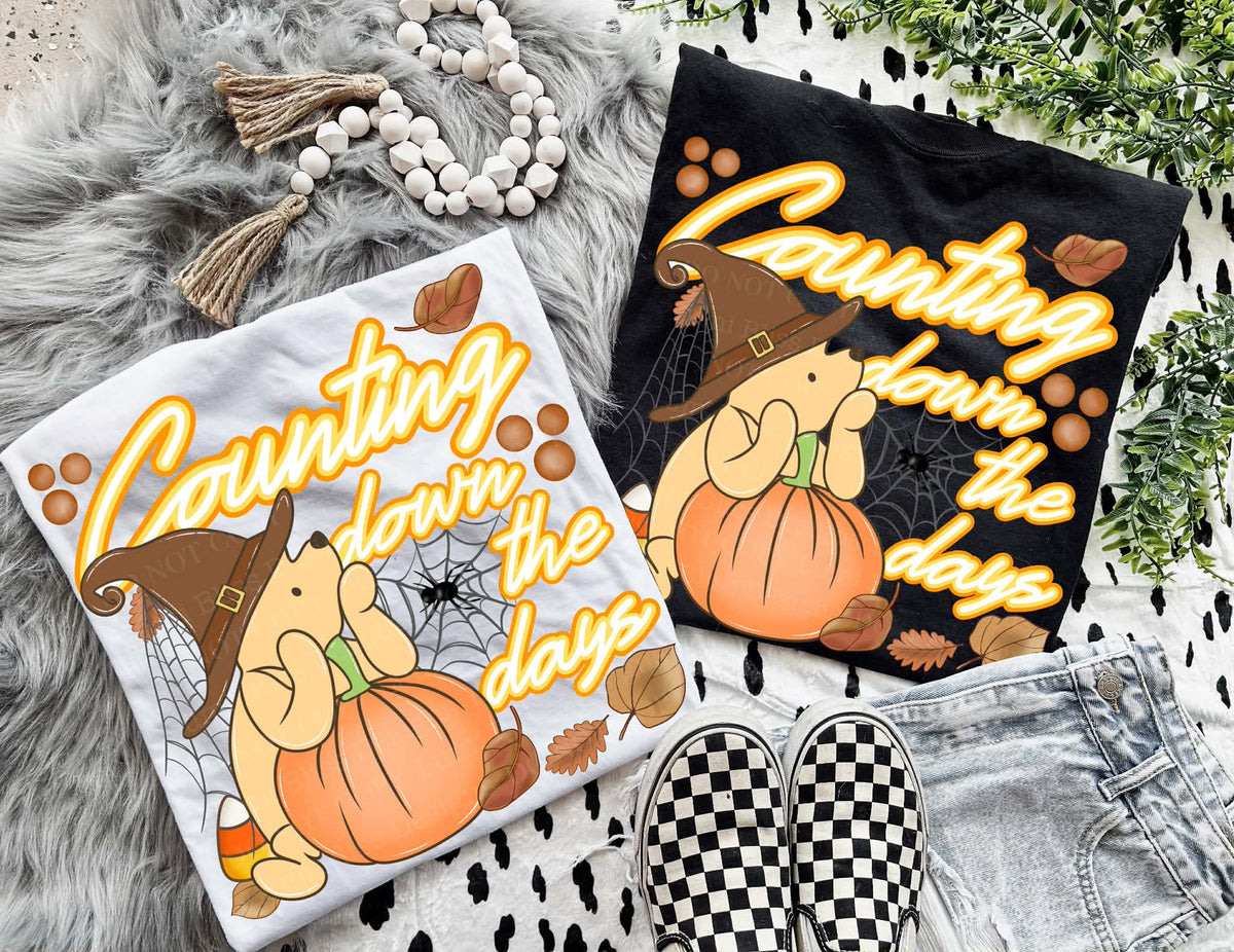 **PRE ORDER**COUNTING DOWN BEAR DTF -DTF TRANSFER