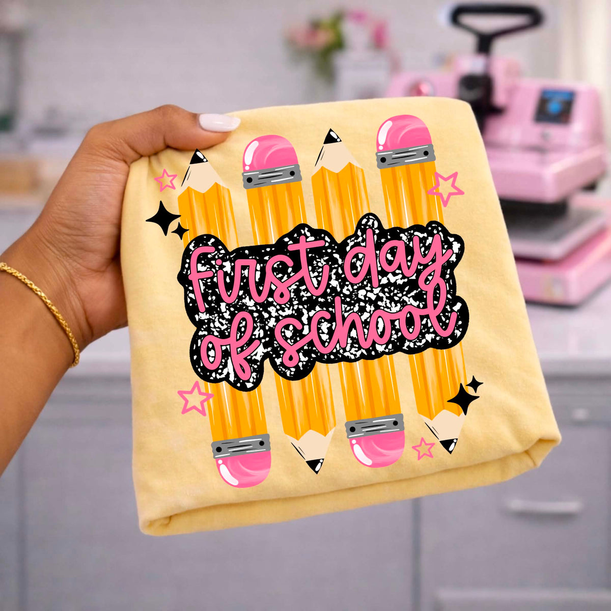 **PRE ORDER** First Day Of School Pencils DTF -DTF TRANSFER