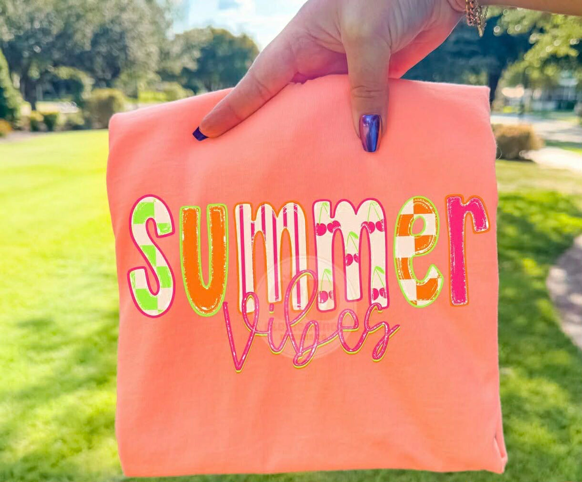 **PRE ORDER**SUMMER VIBES DTF -DTF TRANSFER