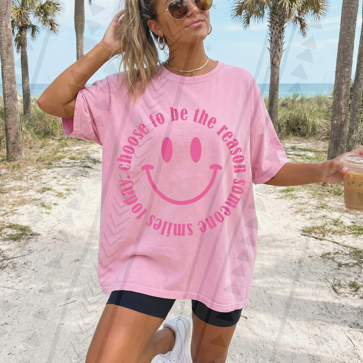 **PRE ORDER** Pink Be The Reason Smiley DTF -DTF TRANSFER