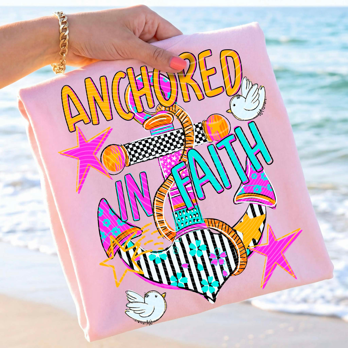 **PRE ORDER** Anchored Faith DTF -DTF TRANSFER
