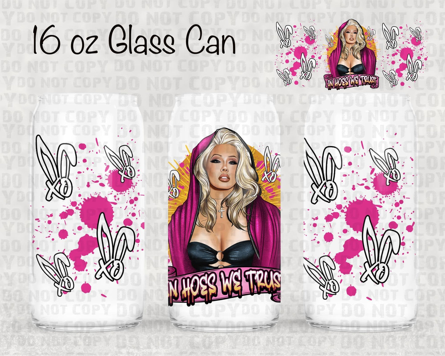 Bunny we trust UV cup wrap