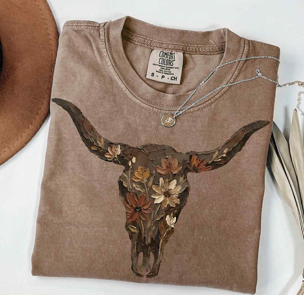 **PRE ORDER**FLORAL BULL HEAD DTF -DTF TRANSFER
