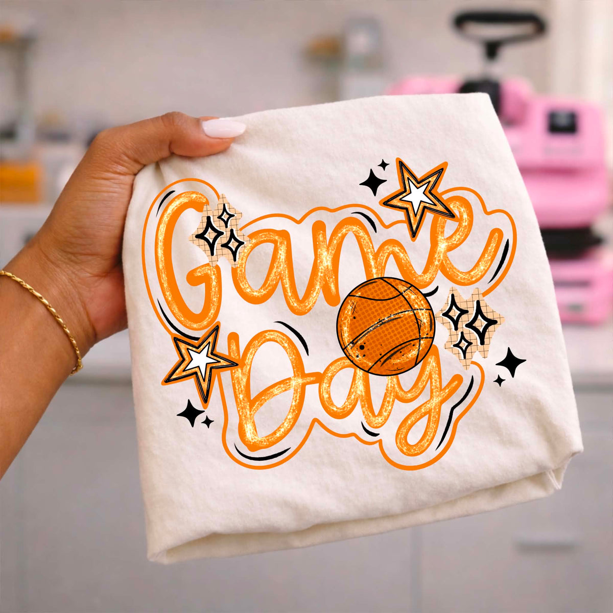 **PRE ORDER** Game Day Basketball DTF -DTF TRANSFER