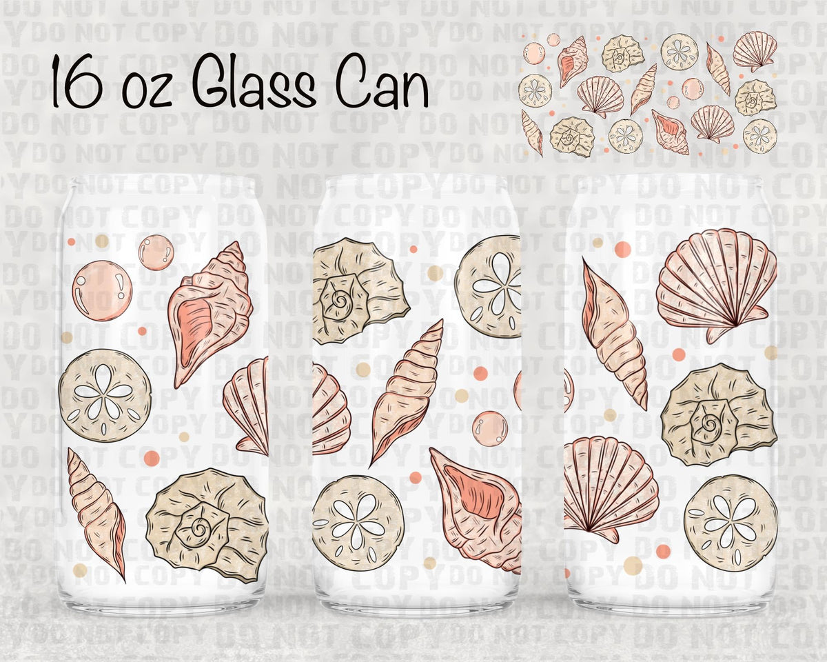 Seashells UV cup wrap