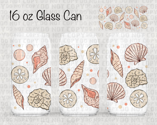 Seashells UV cup wrap