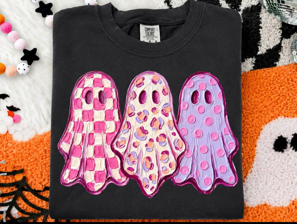 **PRE ORDER** Triple Painted Ghosts DTF -DTF TRANSFER