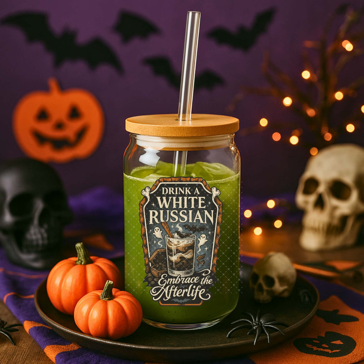 White Russian UV Decal