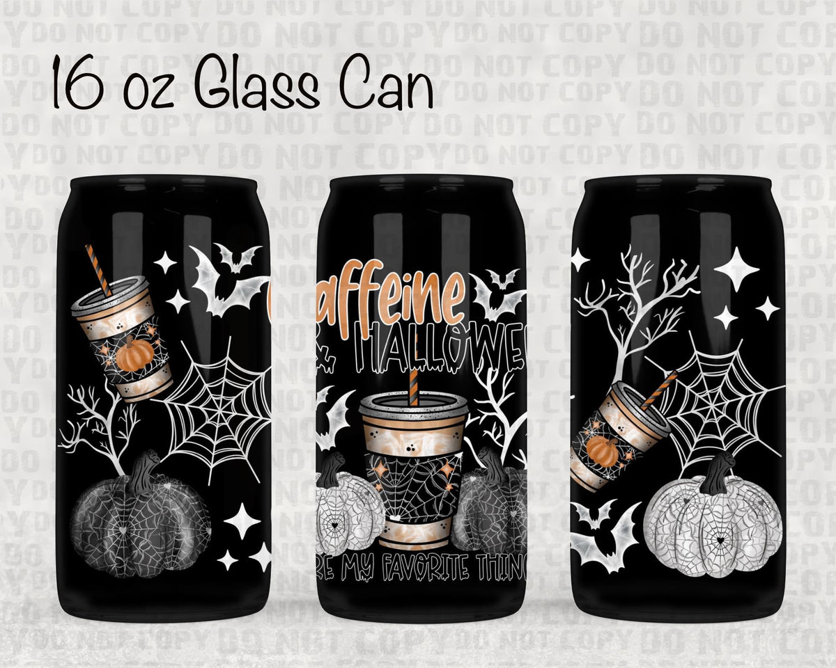 Caffeine and Halloween UV cup wrap