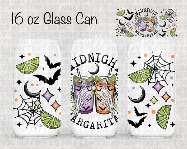 Black midnight margaritas UV cup wrap