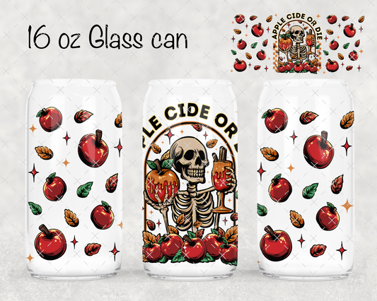 Apple Cider Skellie UV Cup Wrap