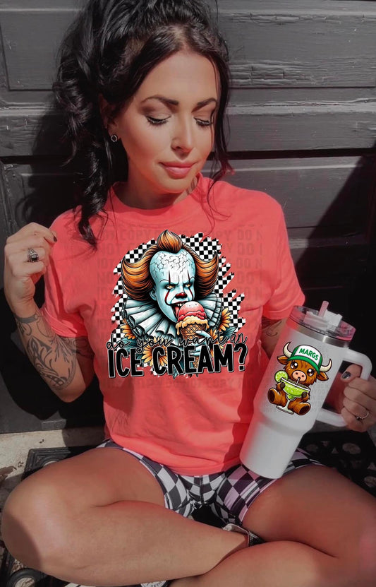 Do you want an ice cream screen print transfer