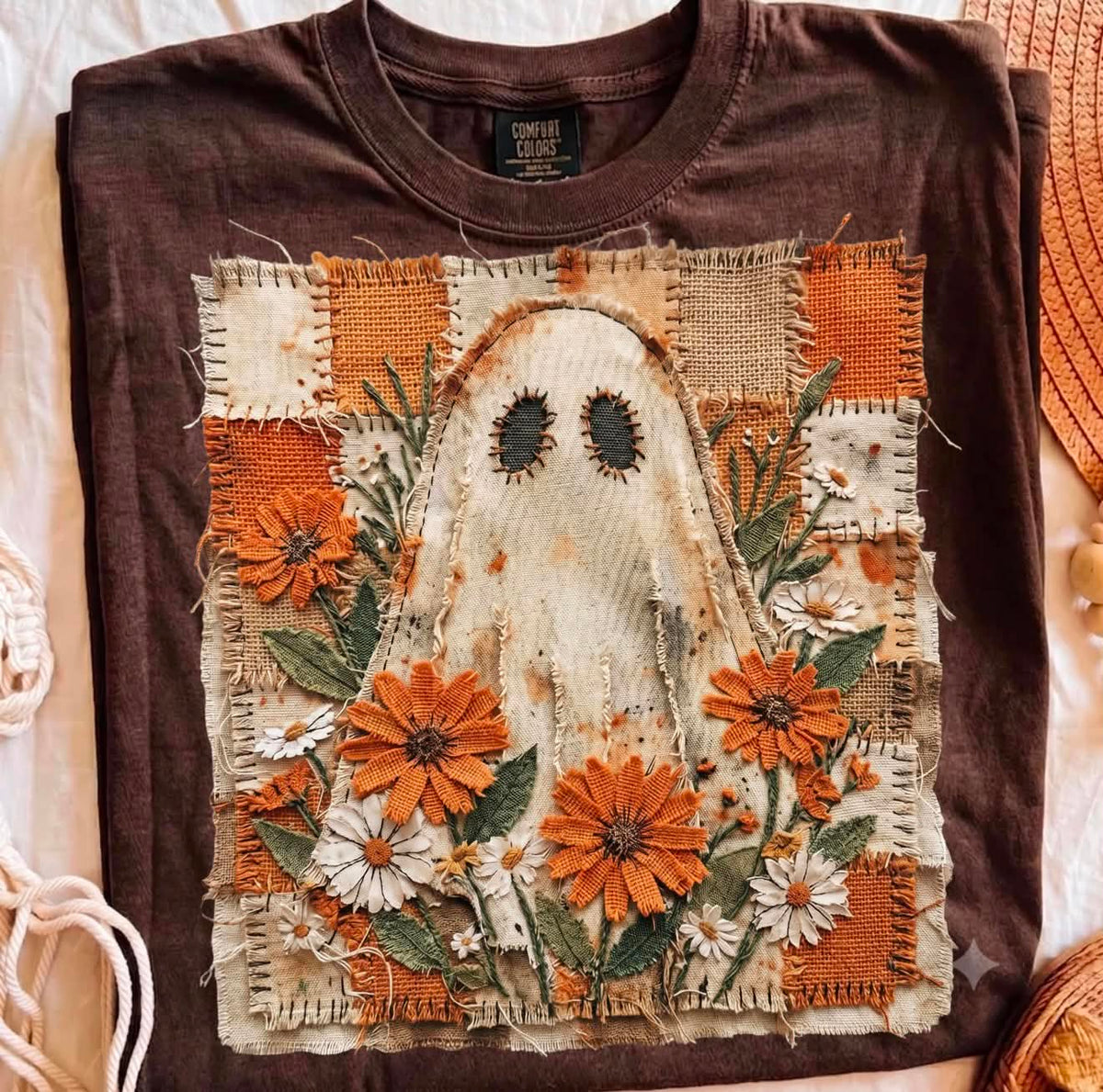 **PRE ORDER**Floral Ghost  DTF -DTF TRANSFER