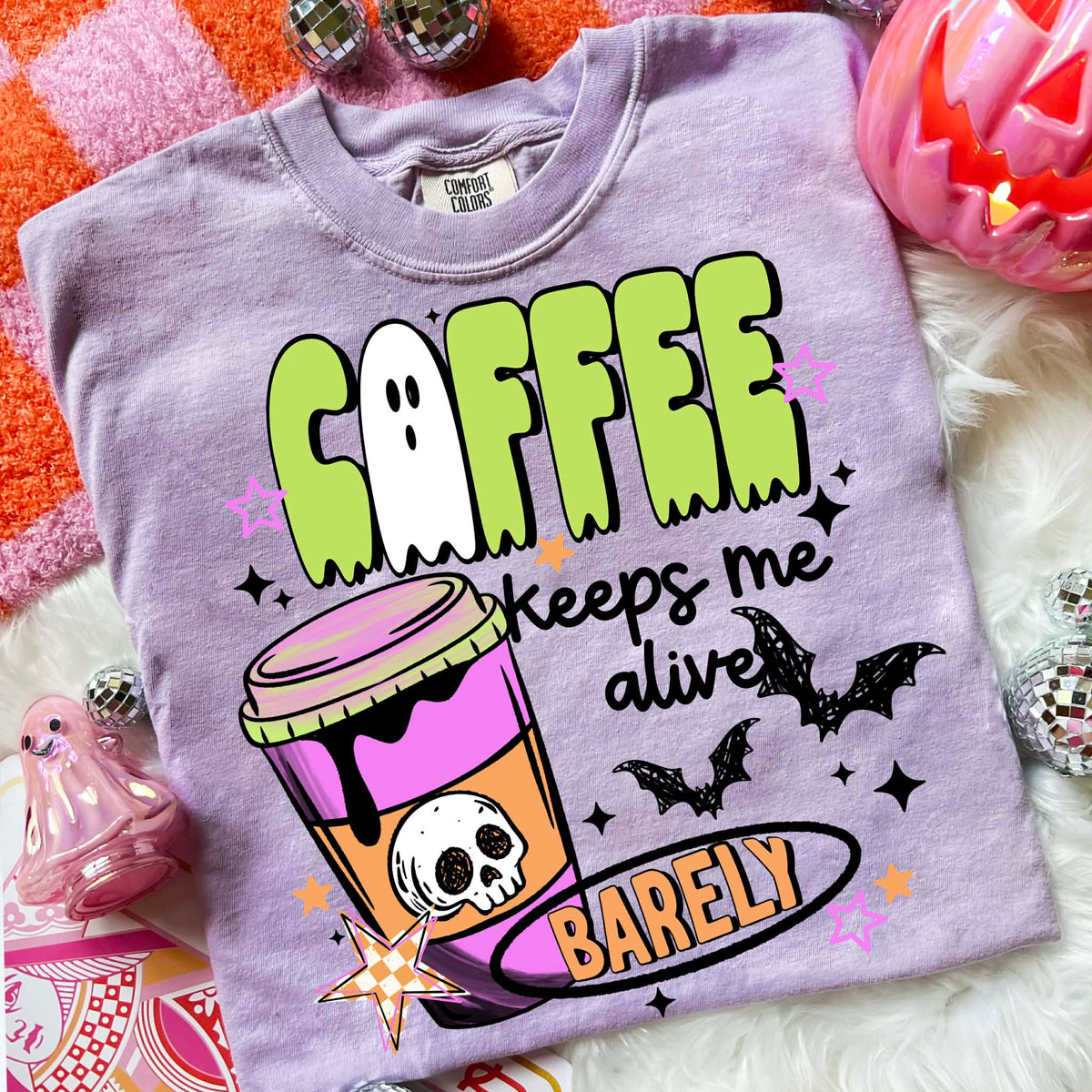 **PRE ORDER**Coffee Keeps Me Alive DTF -DTF TRANSFER