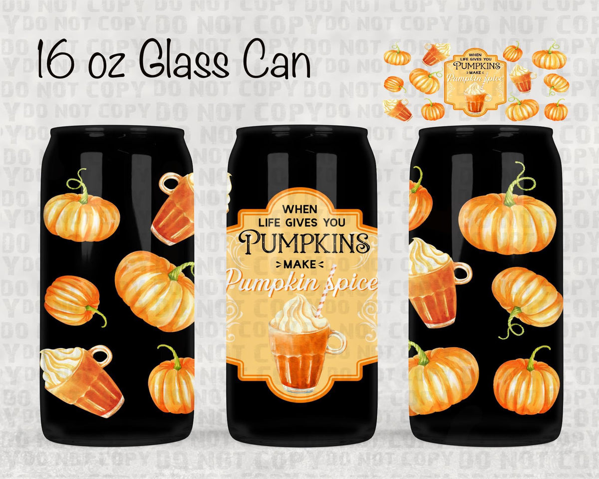 Make pumpkin spice UV cup wrap