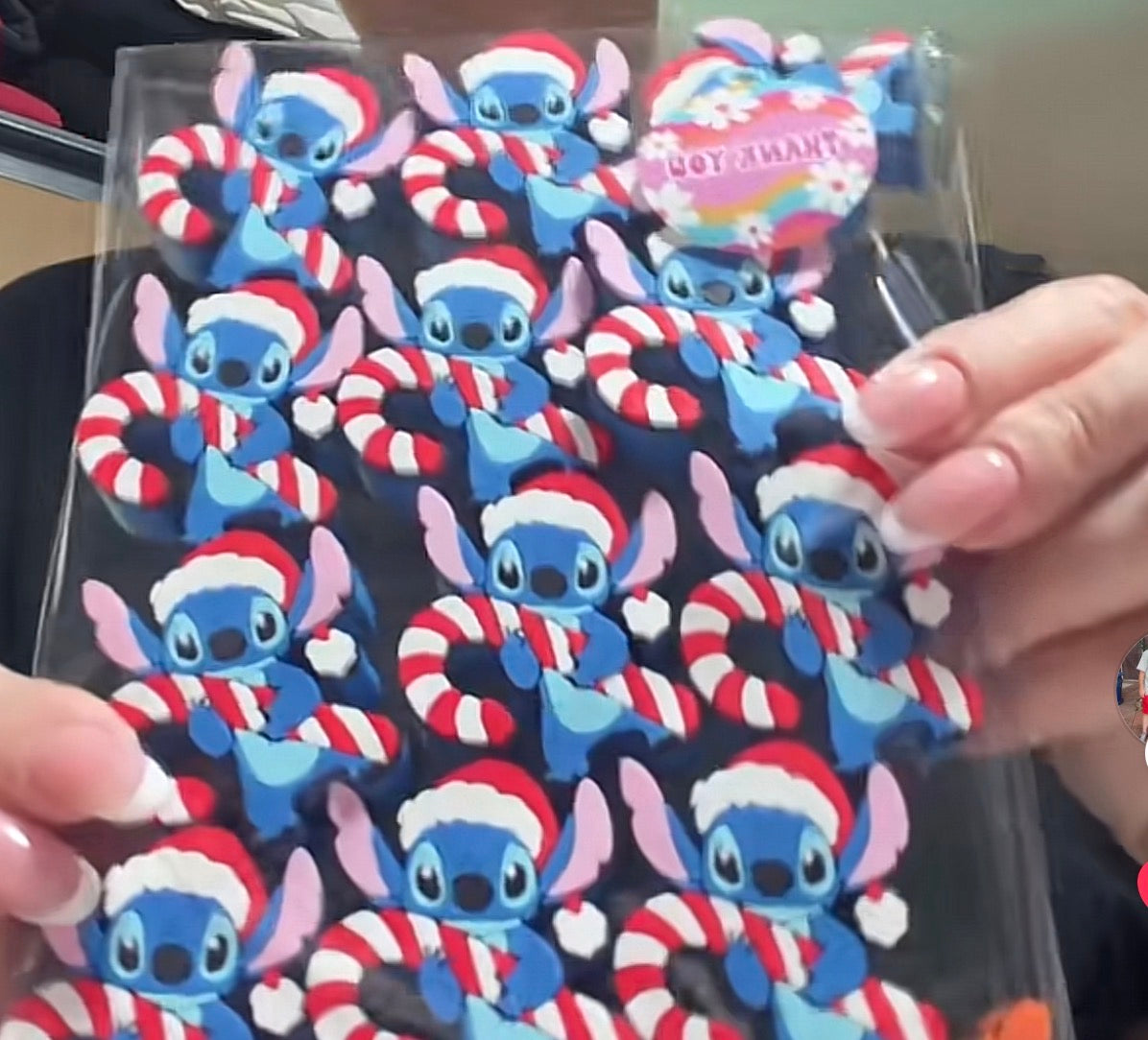 Blue Alien Candycane 8mm Straw Topper (Standard Straw Size) Straw Not Included
