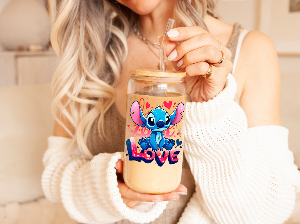 Love Blue Guy UV Decal