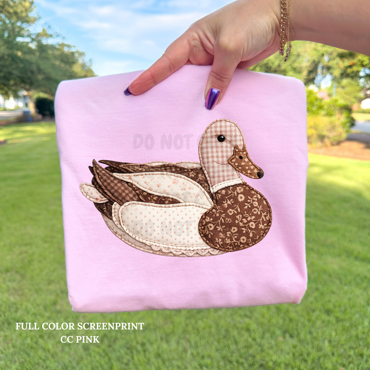 Brown Mallard Duck-Clear Film