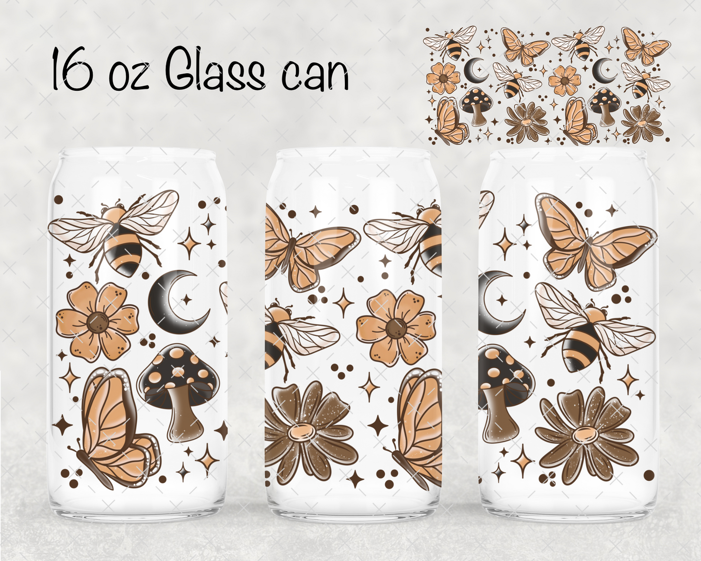 Boho Bees UV Cup Wrap