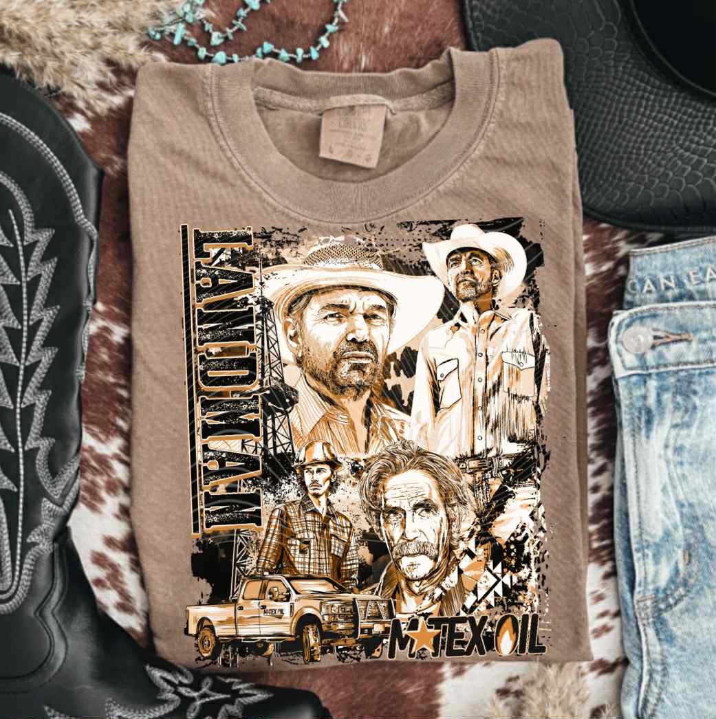 **PRE-ORDER**OIL LANDMAN DTF -DTF TRANSFER