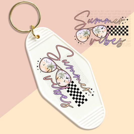 Summer vibes (keychain or shot-glass decal)