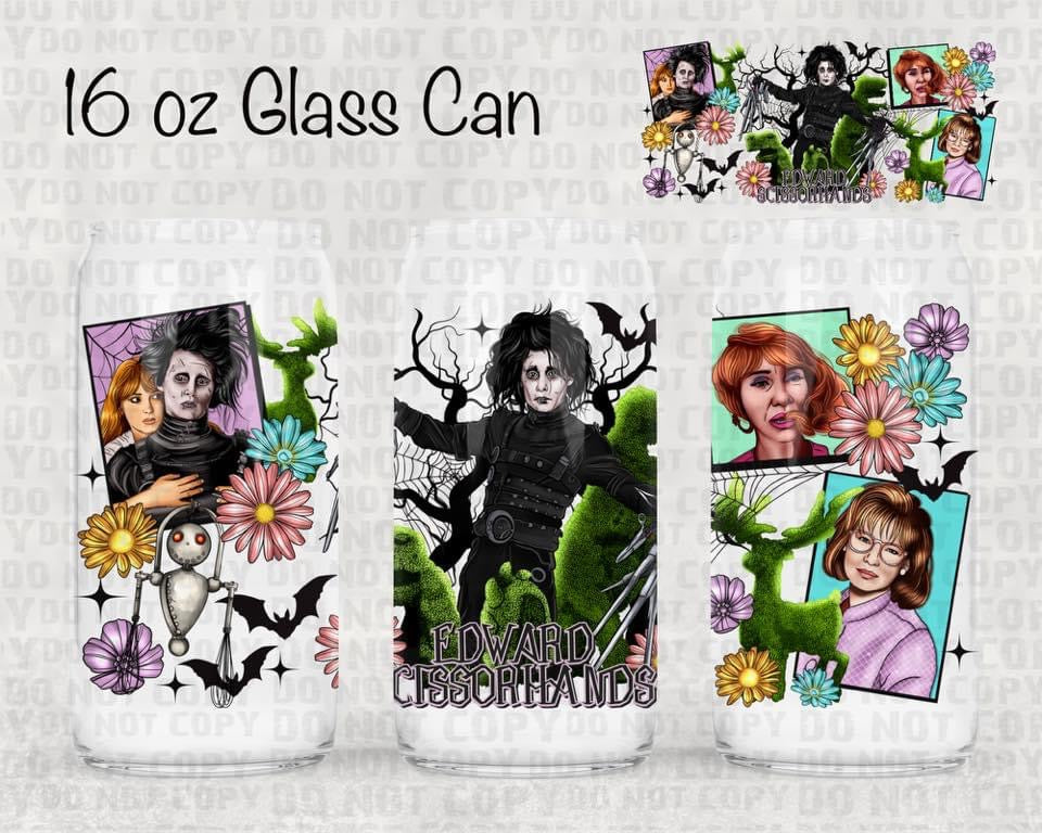 Scissor hands UV cup wrap