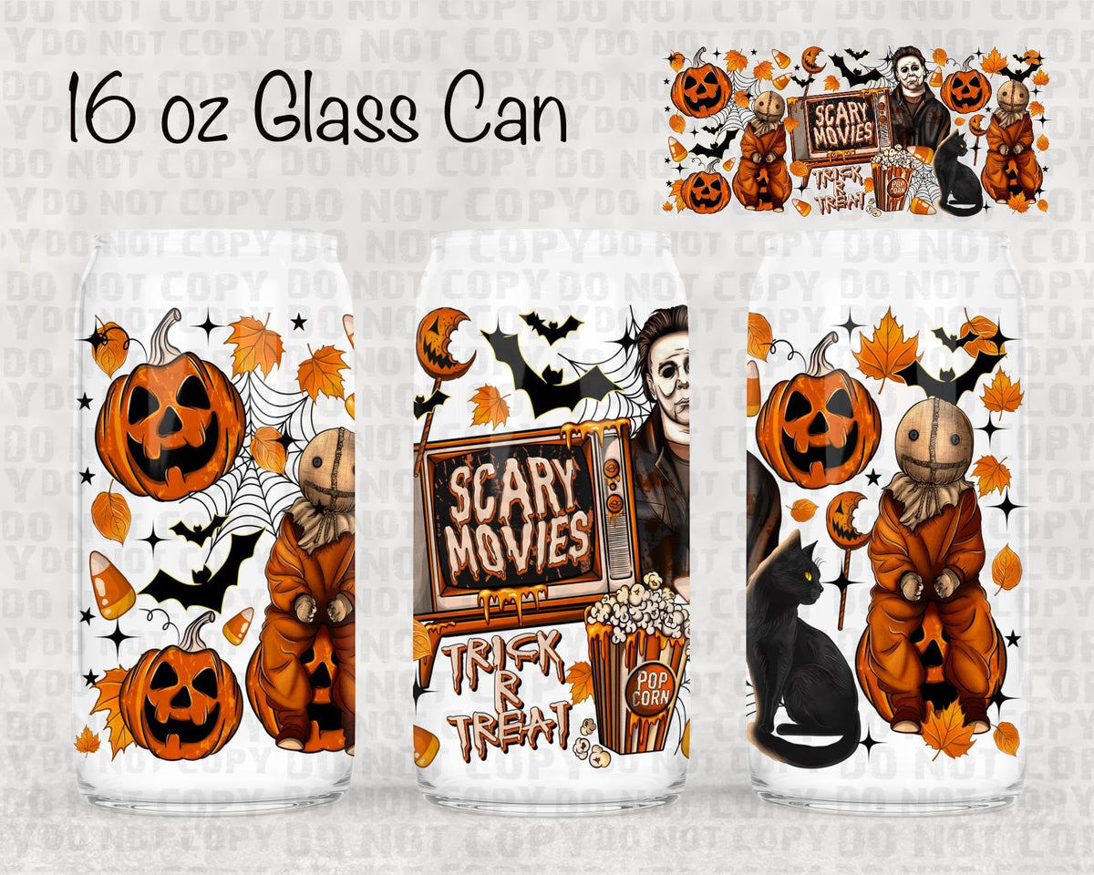 Scary movies UV cup wrap