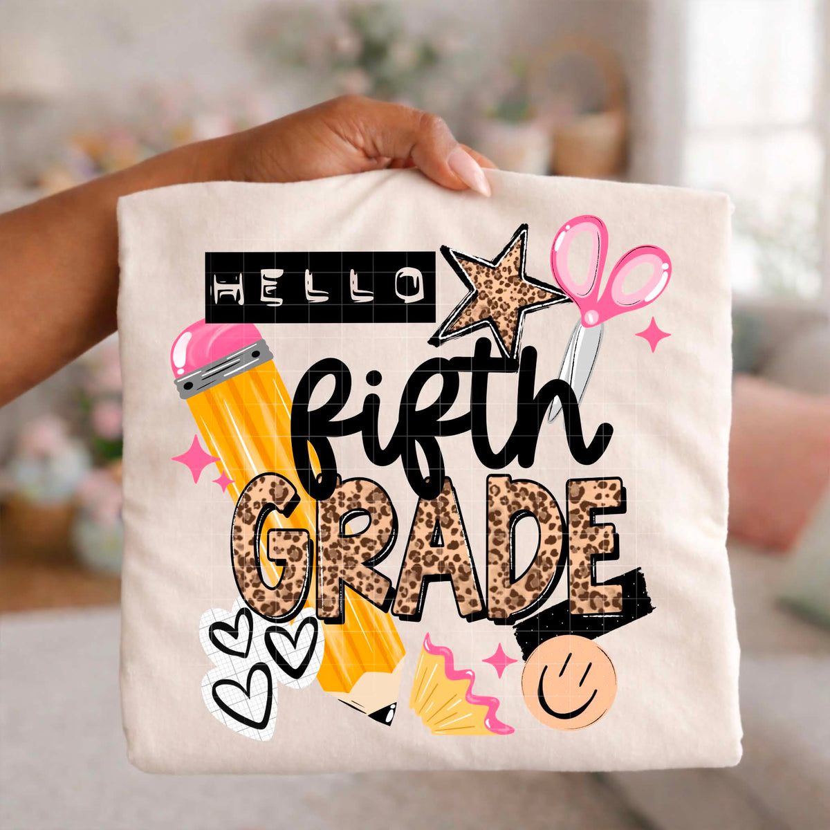 **PRE ORDER** Hello Fifth Grade DTF -DTF TRANSFER