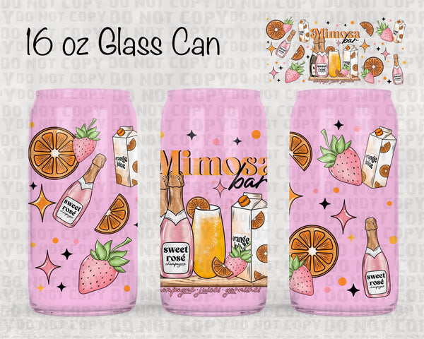 Mimosa bar UV cup wrap