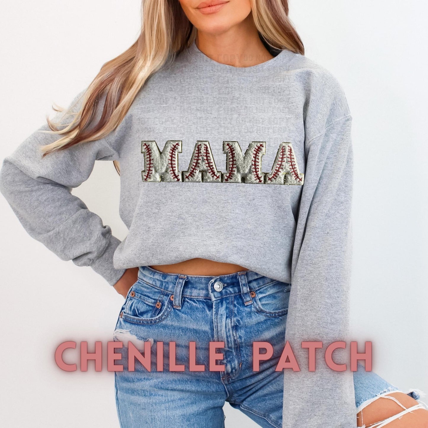 Baseball chenille patch