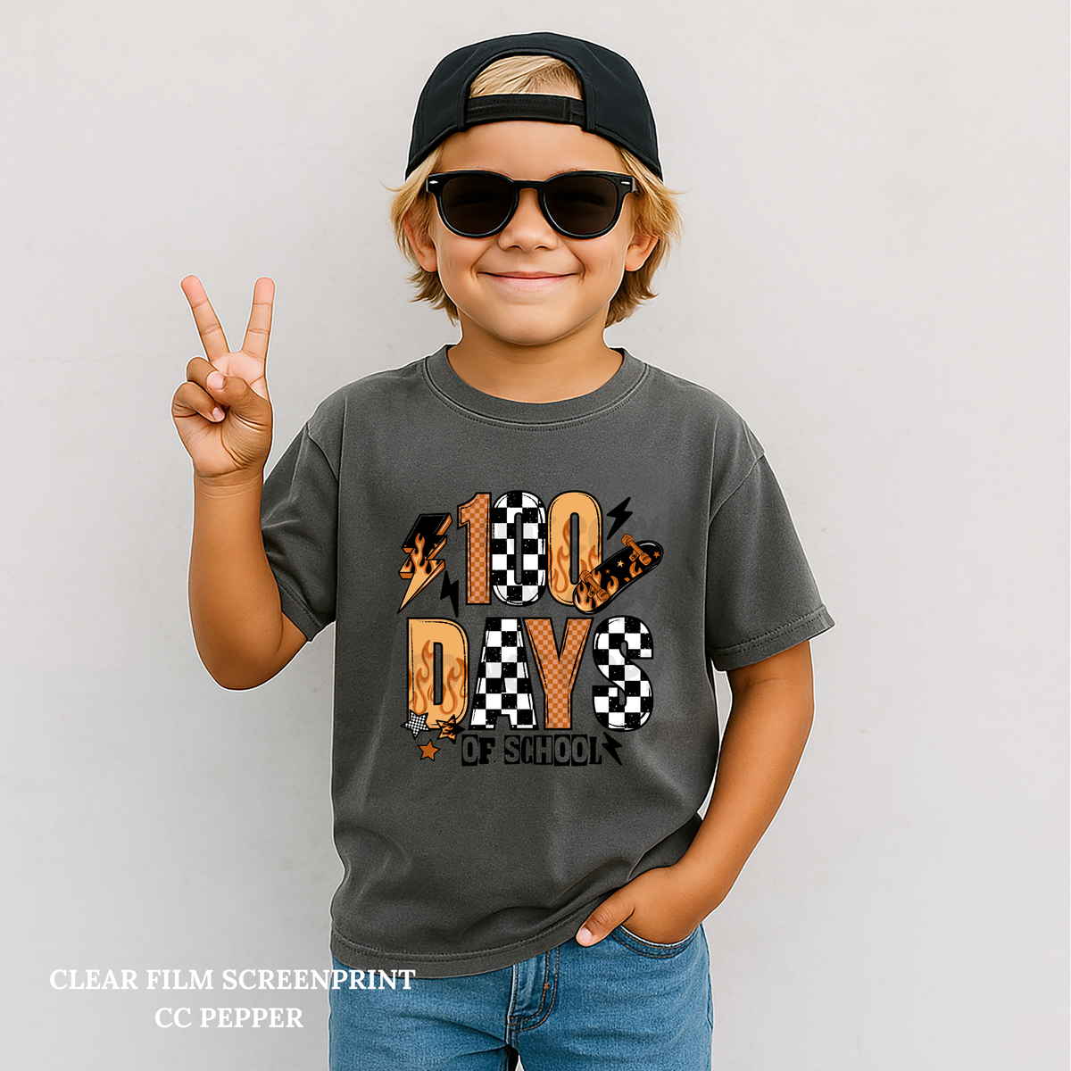 YOUTH Boy Checker 100 Days -Clear Film YOUTH