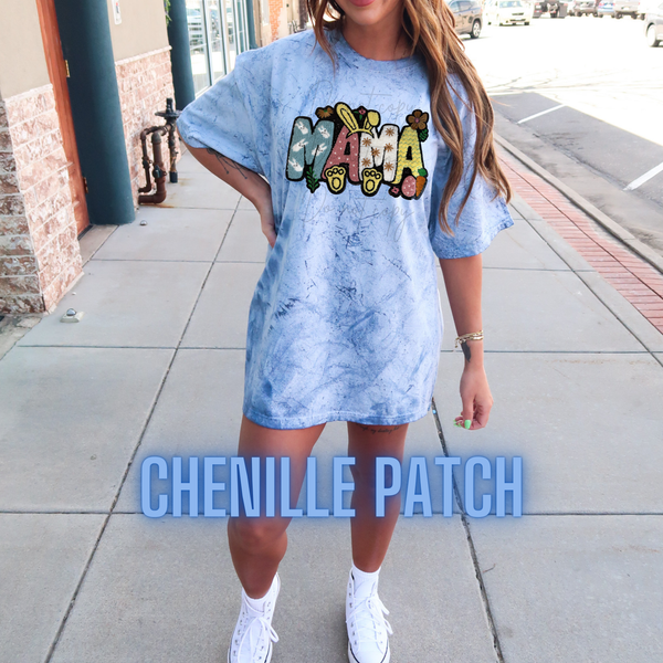 Mama Bunny Chenille Patch