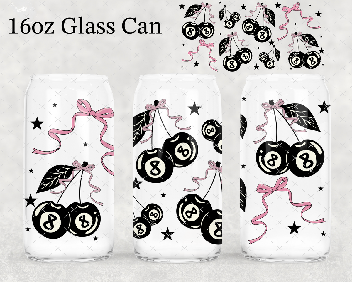 Cherry 8 Ball UV Cup Wrap