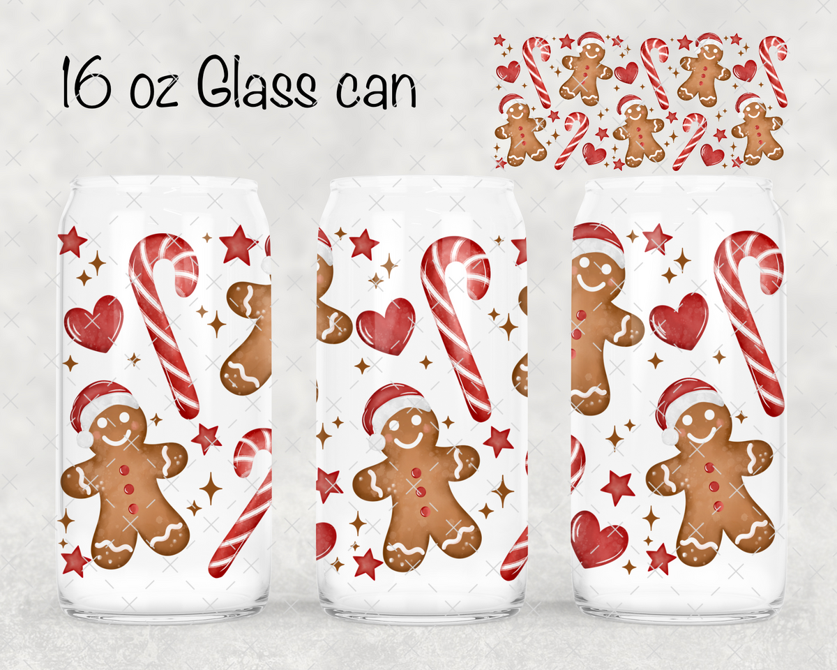 Candy Canes & Gingerbread UV Cup Wrap