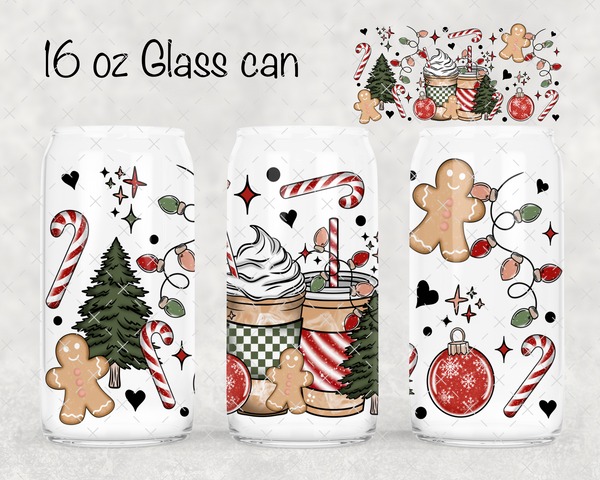 Christmas Coffees UV Cup Wrap