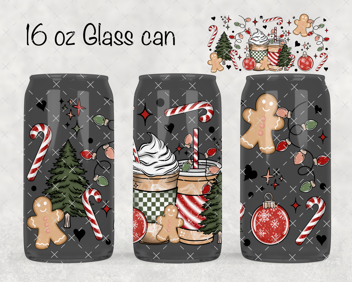 Christmas Coffees UV Cup Wrap