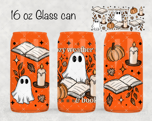 Cozy Weather & Books UV Cup Wrap