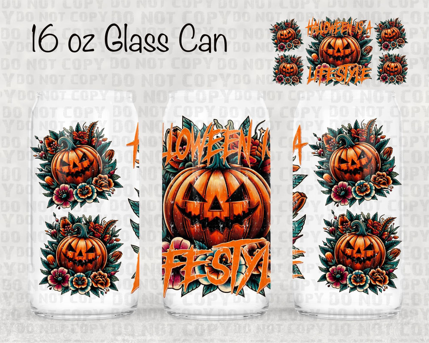 Halloween lifestyle UV cup wrap