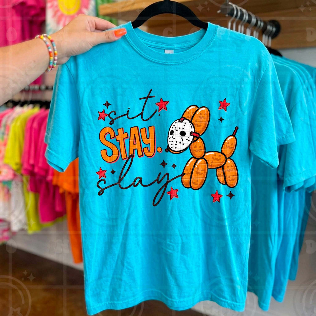**PRE ORDER** Sit Stay Slay Balloon Dog DTF TRANSFER
