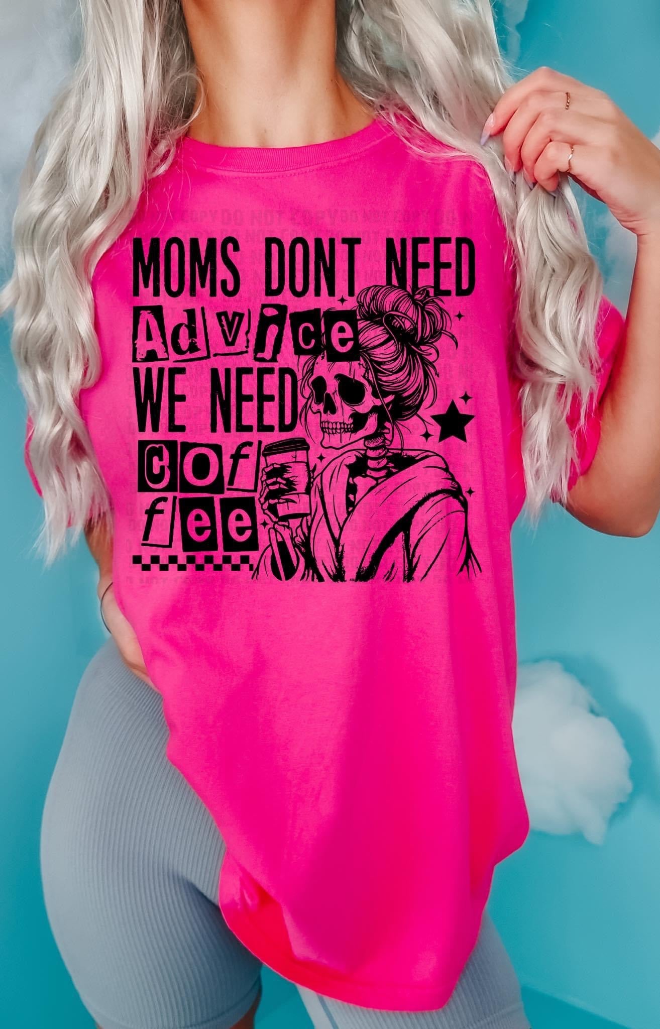 Moms don’t need advice *black* single color transfer