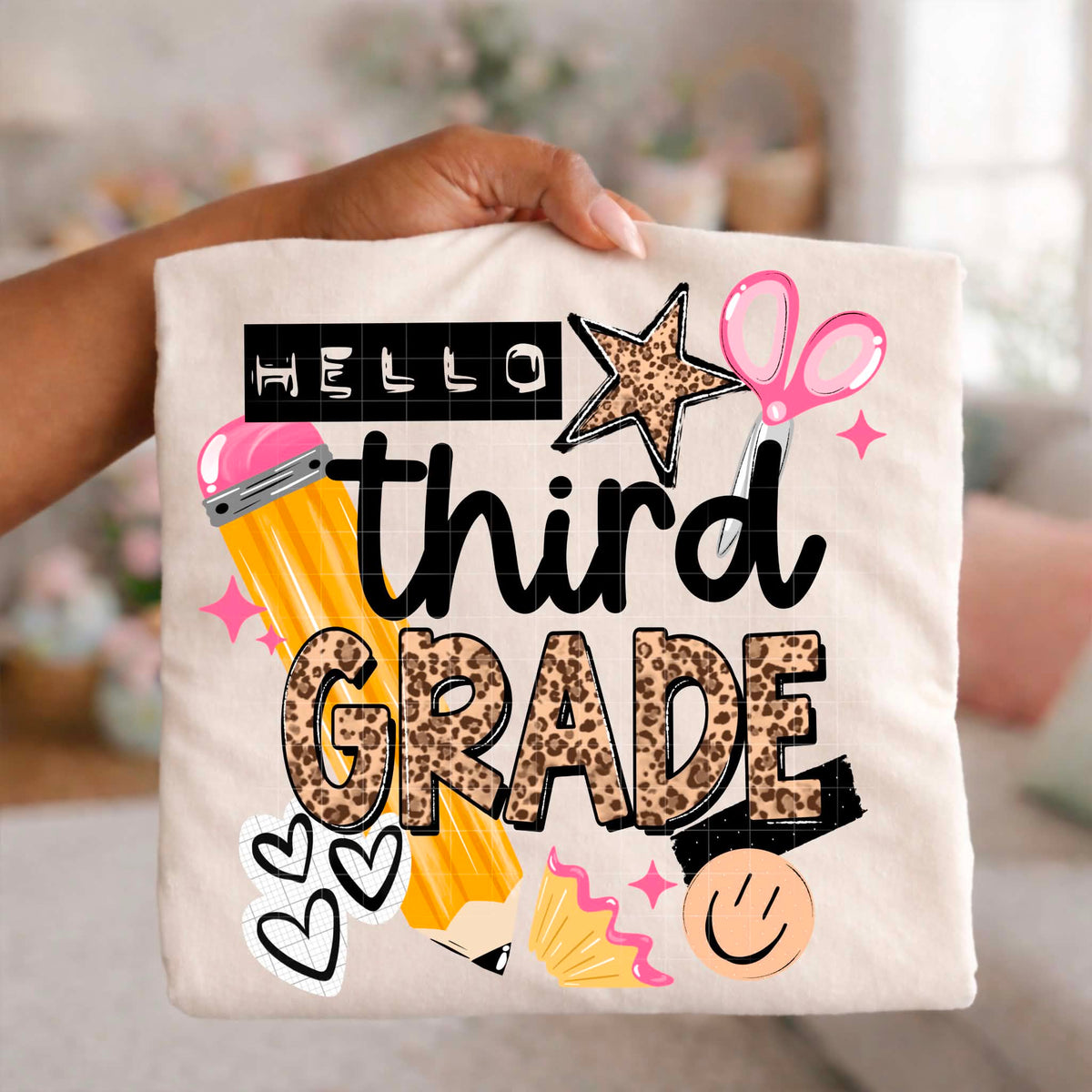**PRE ORDER** Hello Third Grade DTF -DTF TRANSFER