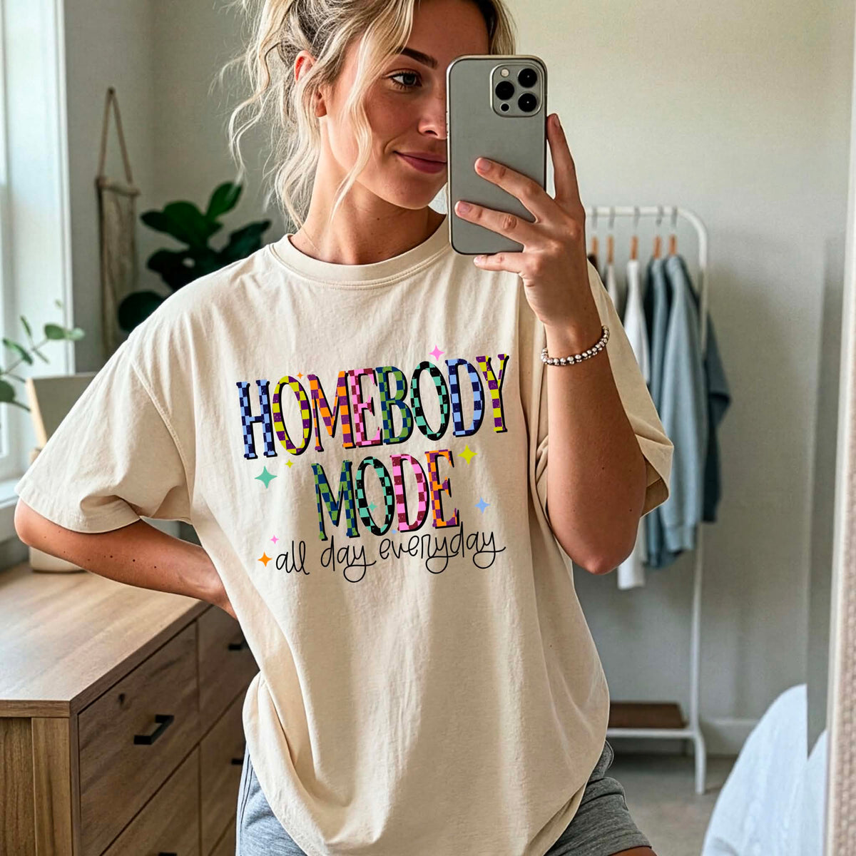 **PRE ORDER**Homebody Mode Checker DTF TRANSFER