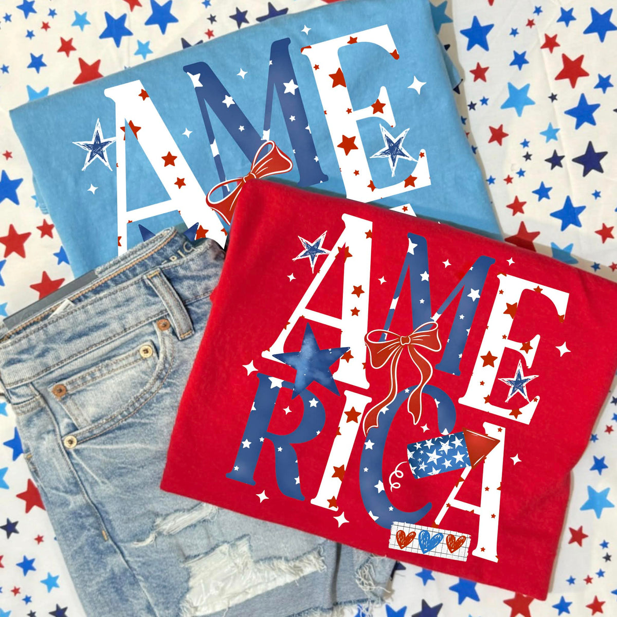 **PRE ORDER**STAR AMERICA  DTF -DTF TRANSFER