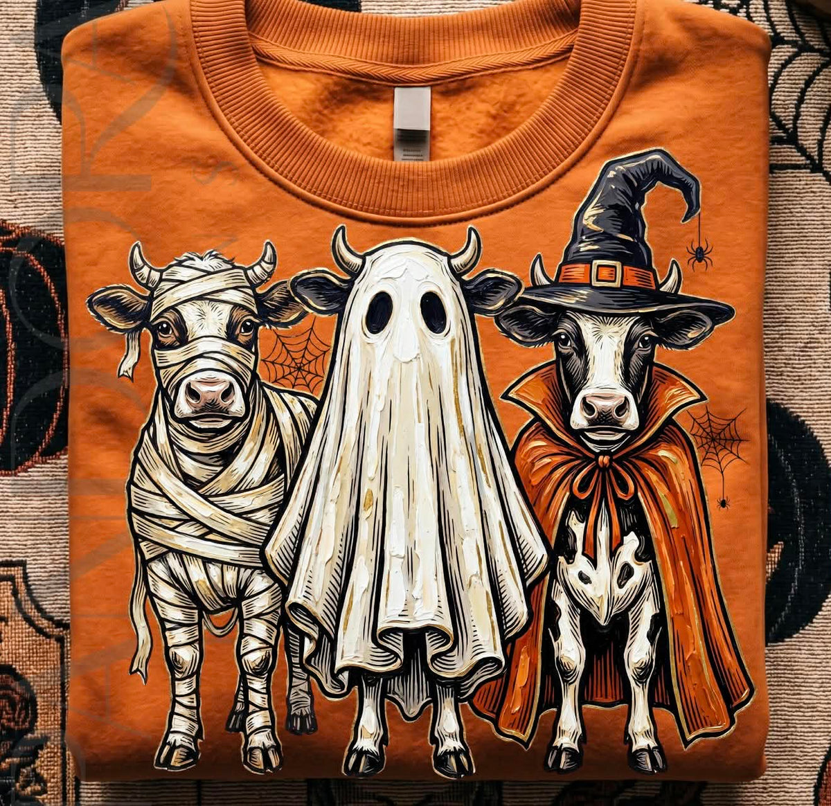 **PRE ORDER**HALLOWEEN COWS DTF -DTF TRANSFER