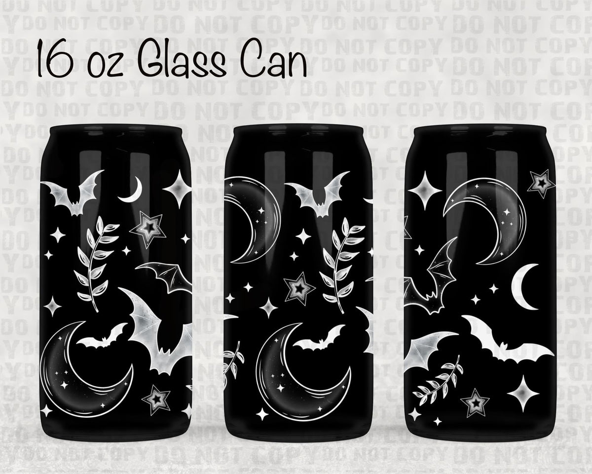 Moons and bats UV cup wrap