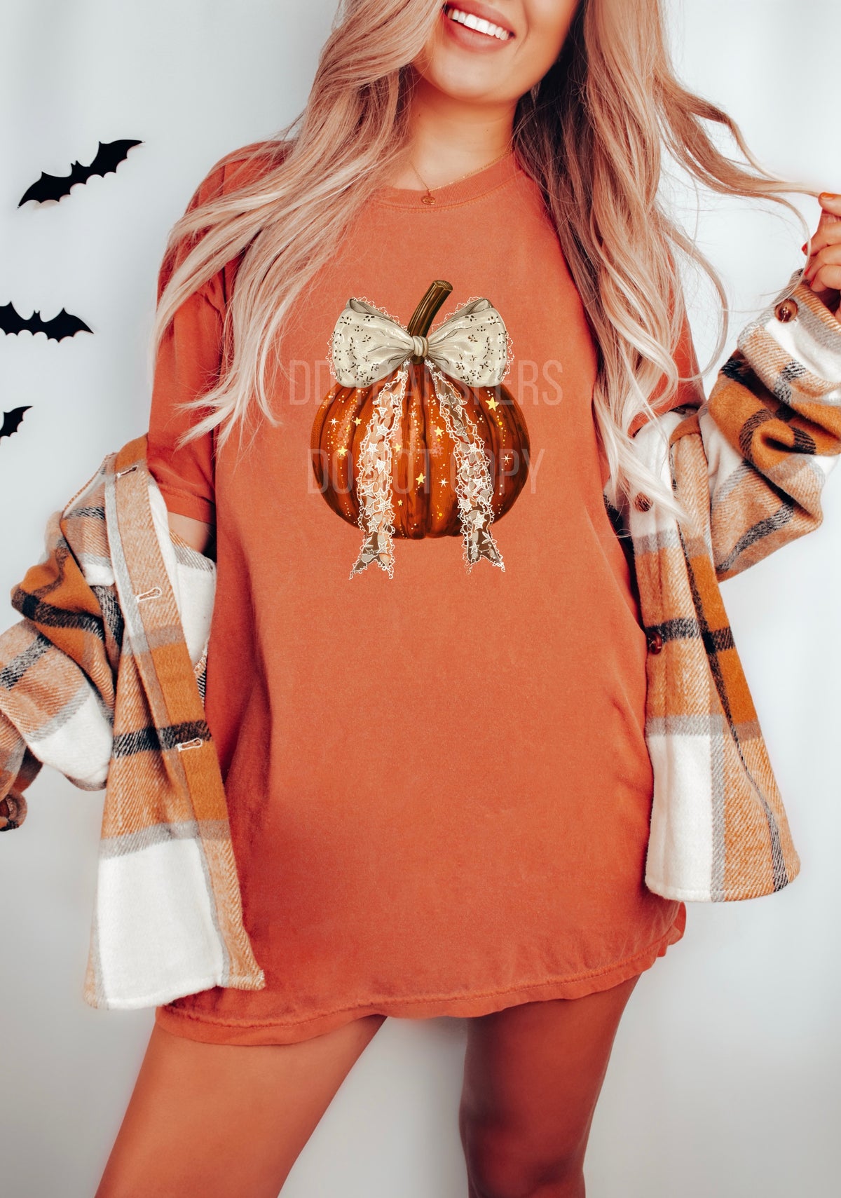 Lace Pumpkin Coquette -Clear Film
