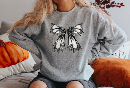 Lace Bat Wing Coquette -Clear Film