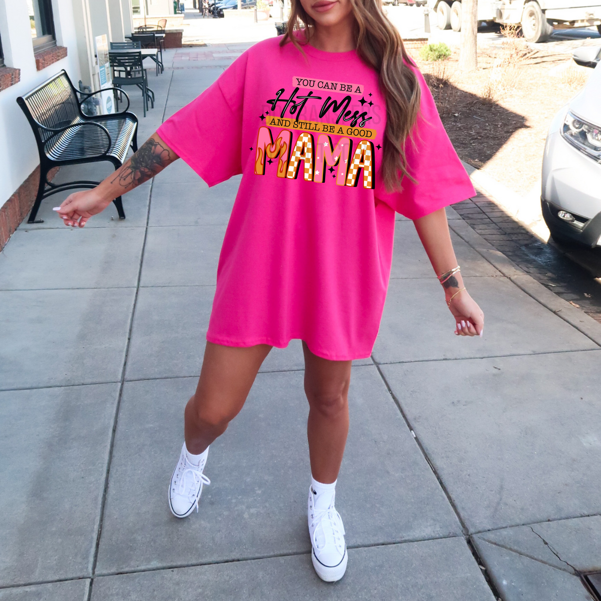 Hot Mess Mama -Clear Film